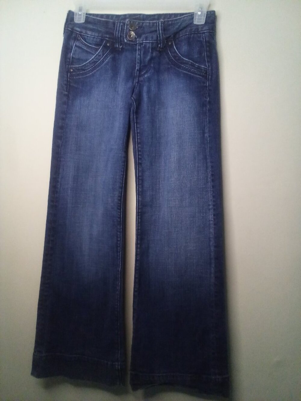 X2 Denim Jeans Women 4 Flare Y2K Blue